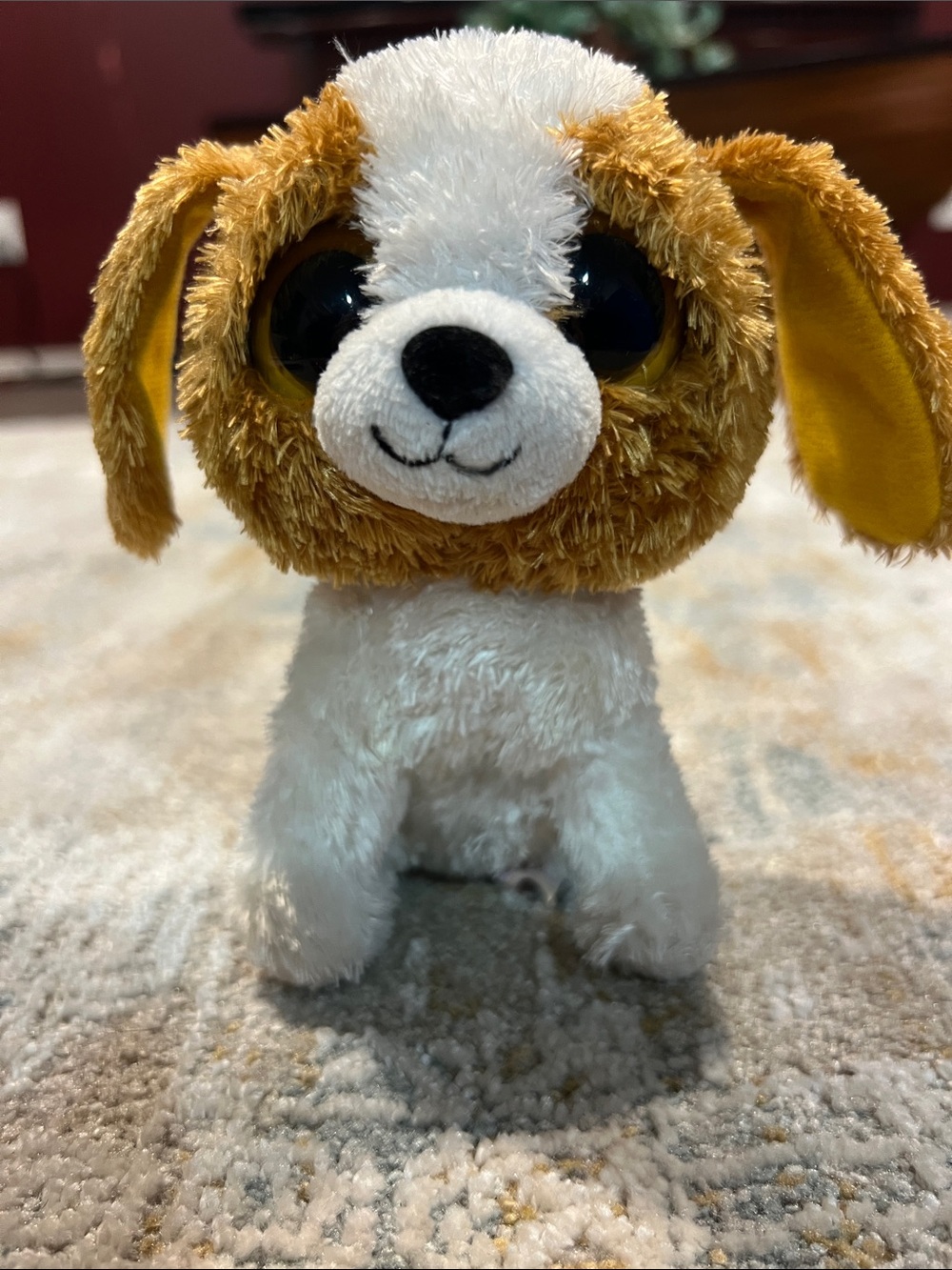 Mini Ty plush dog cookie 2010 z91